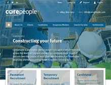 Tablet Screenshot of corepeople.com